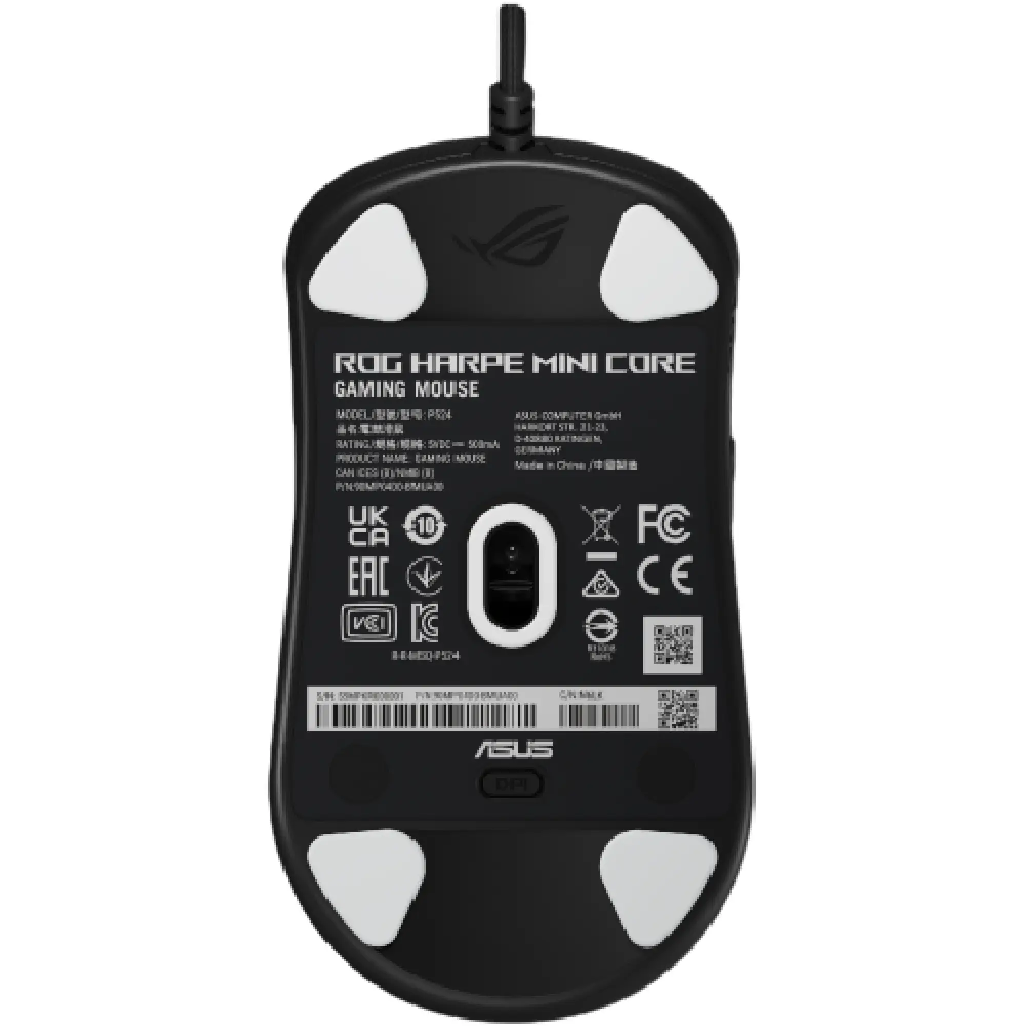 Купить Мышь ASUS ROG Harpe Mini Core RGB USB-A Black (90MP04D0-BMUA00) - фото 6