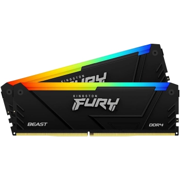 Купить Модуль памяти Kingston Fury Beast RGB DDR4-3200 32GB (2x16GB) (KF432C16BB12AK2/32WP) - фото 1
