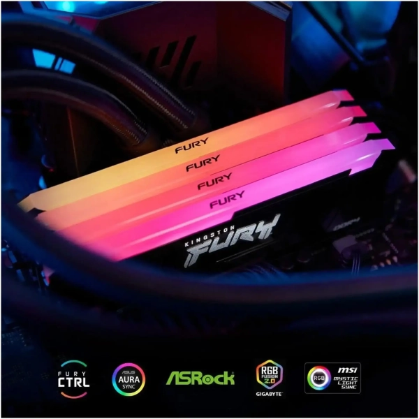 Купити Модуль пам'яті Kingston Fury Beast Black DDR4-3200 8GB (KF432C16BB2A/8WP) - фото 8