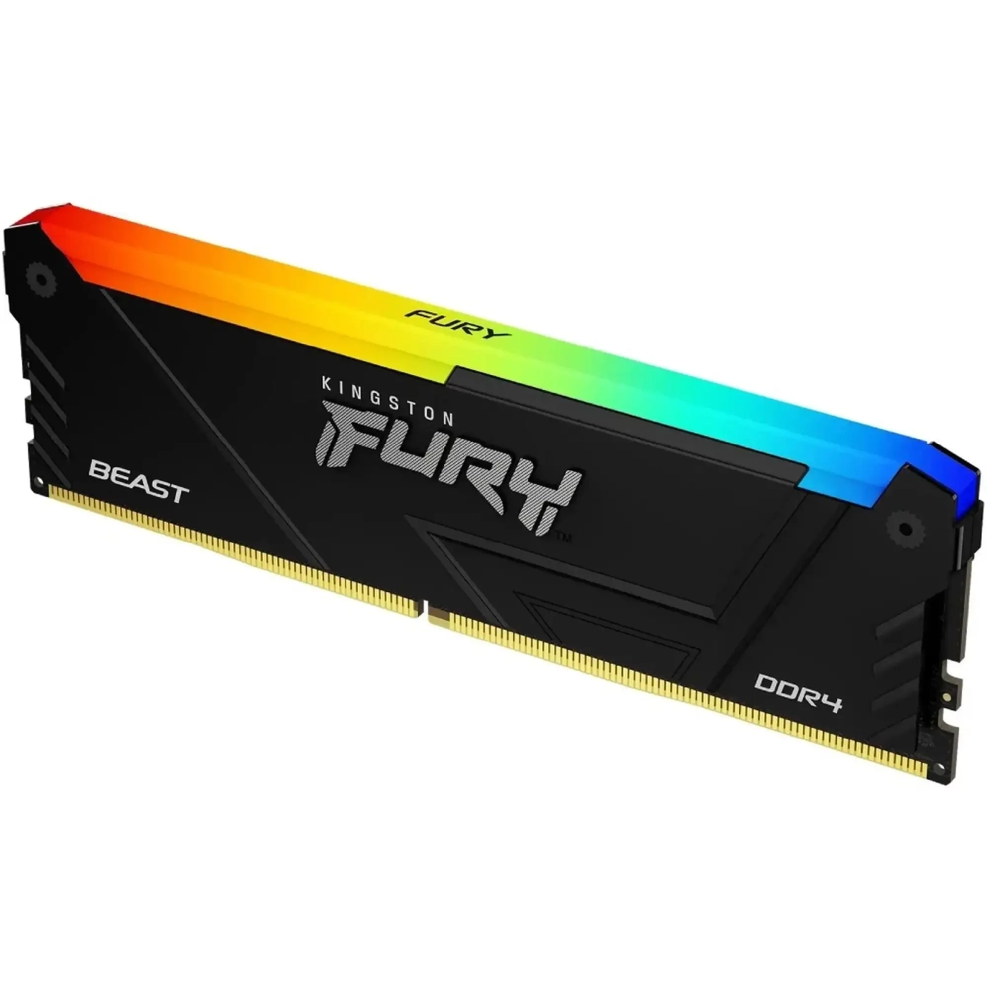 Купити Модуль пам'яті Kingston Fury Beast RGB Black DDR4-3200 16GB (KF432C16BB12A/16WP) - фото 2