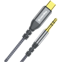 Купить Адаптер ColorWay USB-C to 3.5 mm mini-Jack 1.2 м Grey (CW-CBPDJ071-G) - фото 4