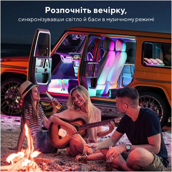 Купити Комплект розумного підсвічування для автомобіля GOVEE H7090 RGBIC Interior Car Lights RGBIC (H70900D2) - фото 8