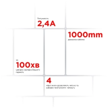 Купить Кабель ArmorStandart AR15 micro USB 2.4A 1m Black (ARM59535) - фото 4
