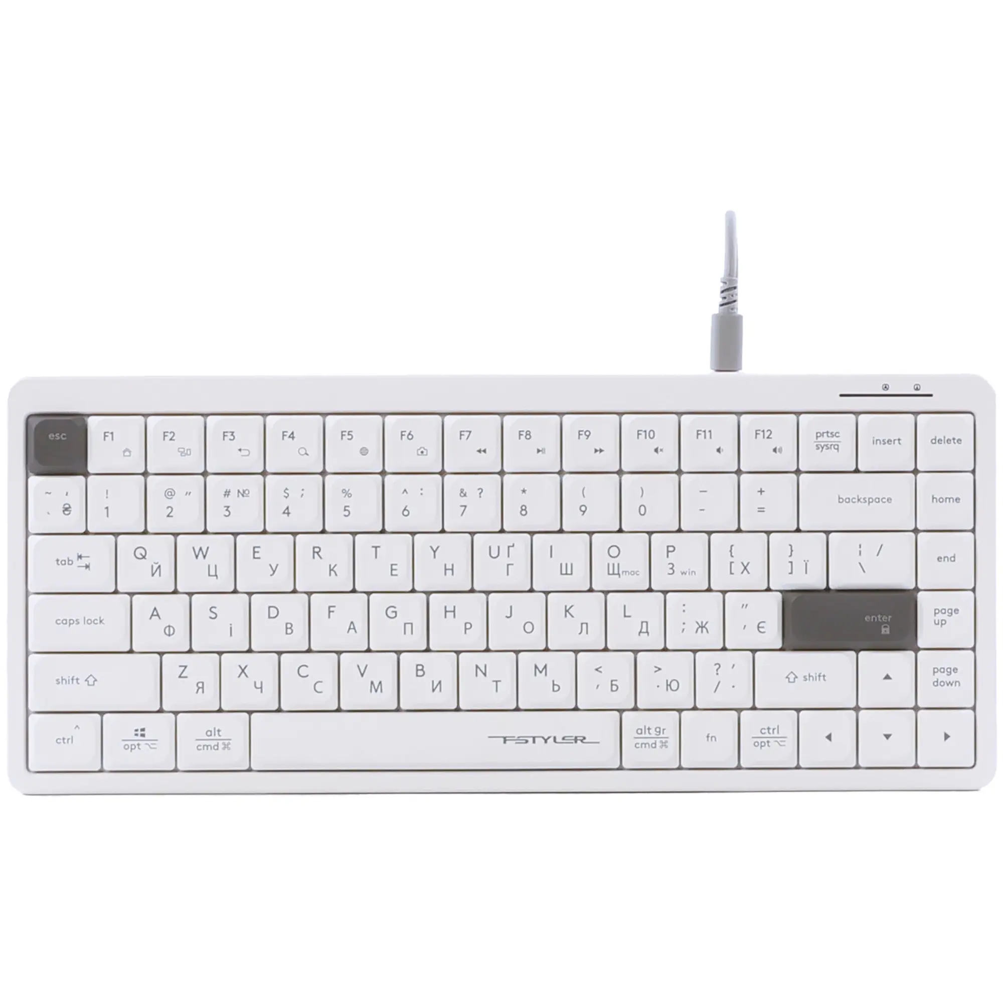 Купити Клавіатура A4Tech Fstyler FX53 White - фото 1