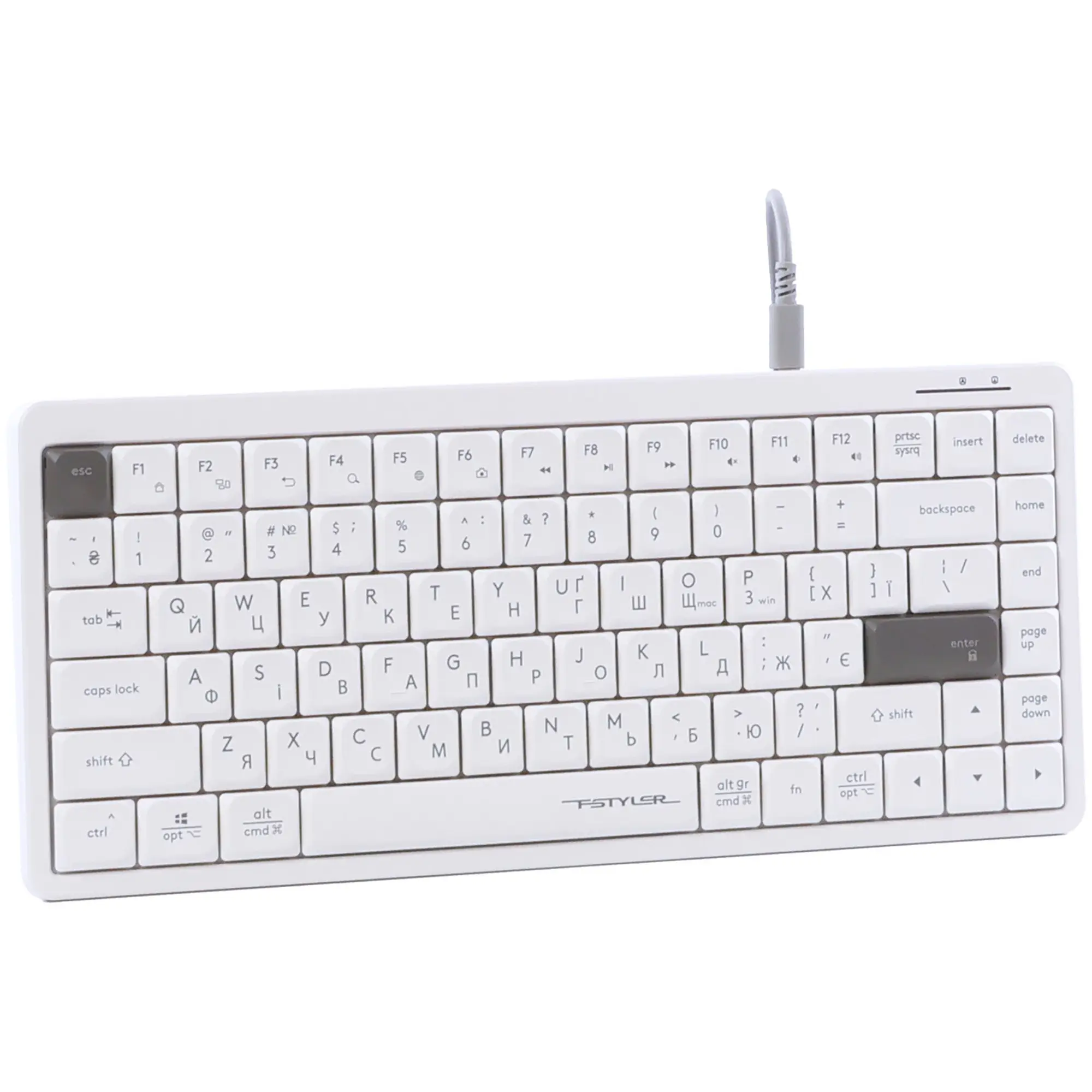 Купити Клавіатура A4Tech Fstyler FX53 White - фото 2