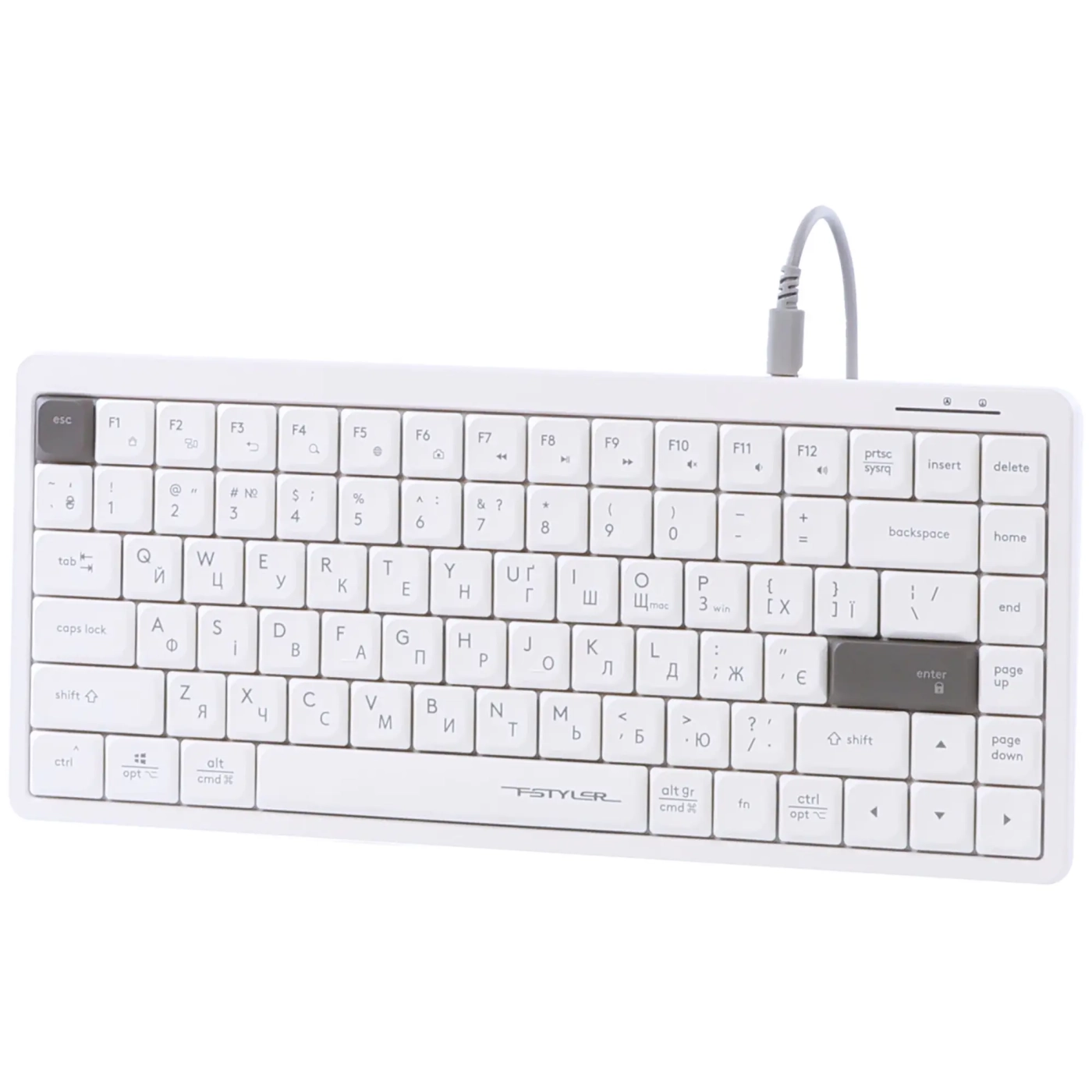 Купити Клавіатура A4Tech Fstyler FX53 White - фото 3