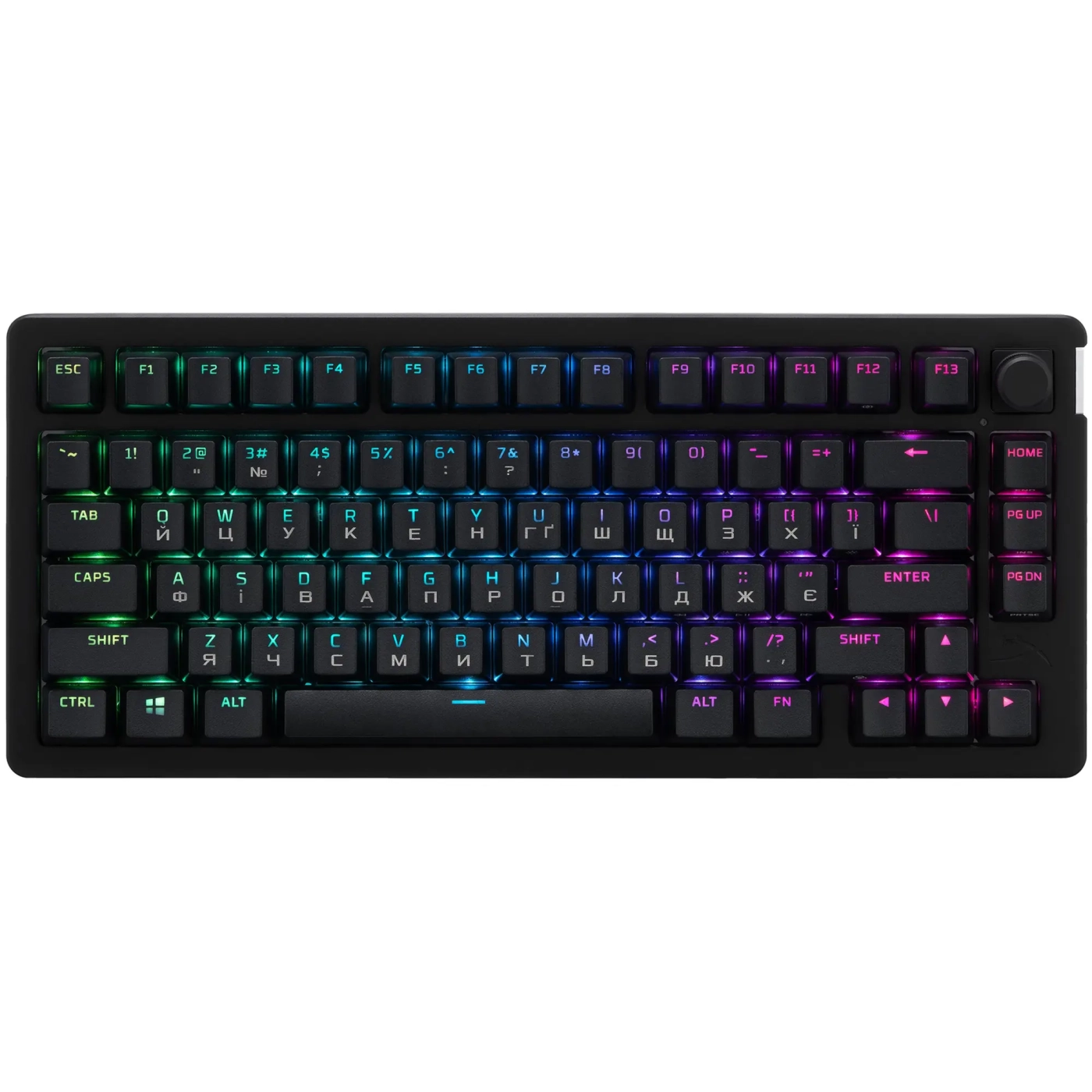 Купити Клавіатура HyperX Alloy Rise 75 PBT HX Red Wireless (91Y91AA) - фото 1