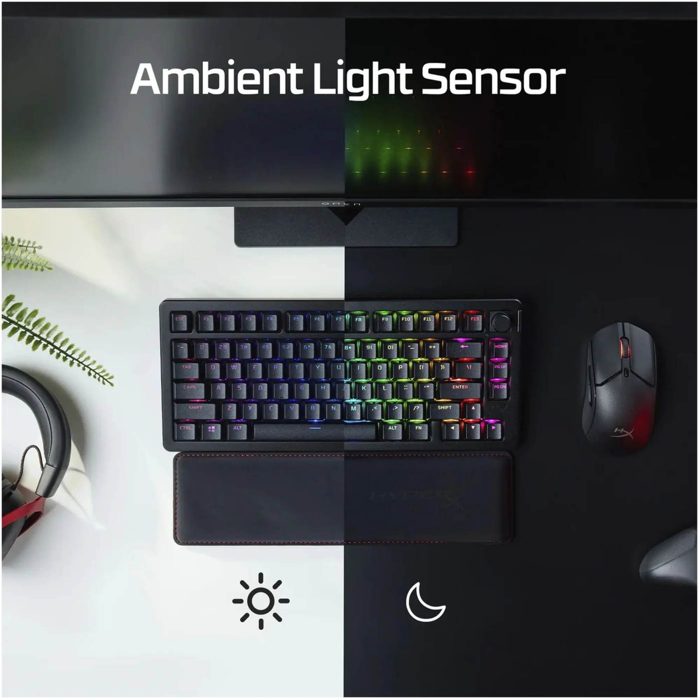Купити Клавіатура HyperX Alloy Rise 75 PBT HX Red Wireless (91Y91AA) - фото 11