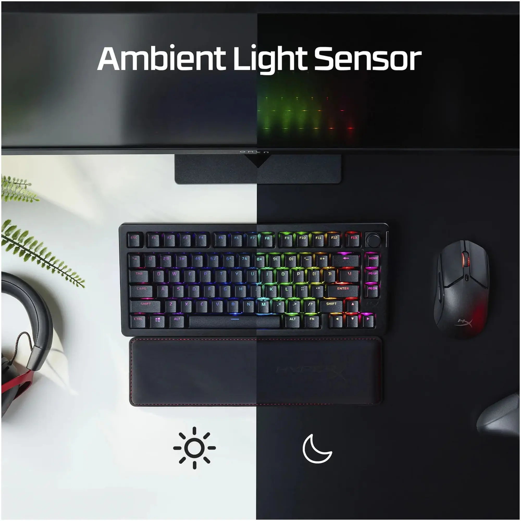 Купити Клавіатура HyperX Alloy Rise 75 PBT HX Red Wireless (91Y91AA) - фото 11