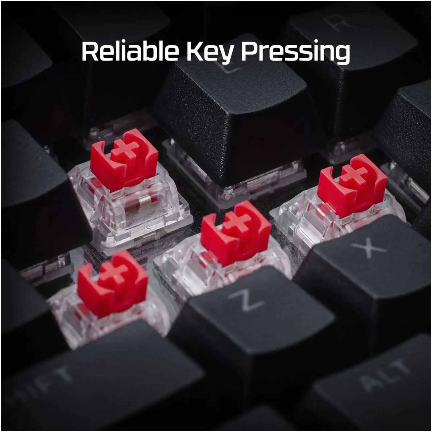 Купити Клавіатура HyperX Alloy Rise 75 PBT HX Red Wireless (91Y91AA) - фото 12