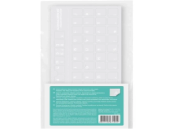 Купити Наліпки на клавіатуру СolorWaу прозора, біла (СW-NW) - фото 3