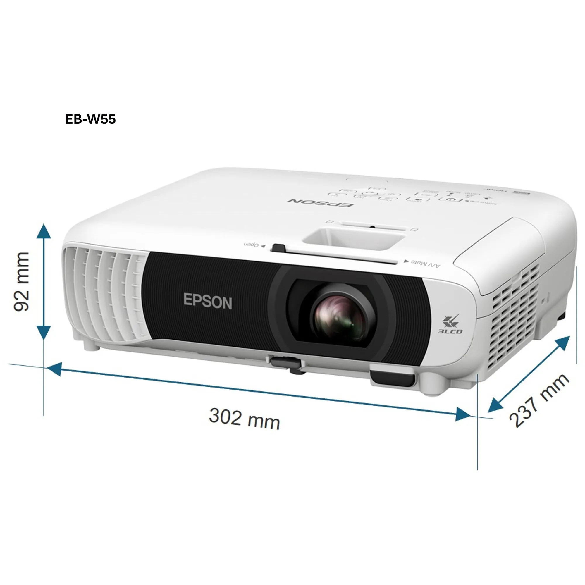 Купить Проектор Epson EB-W55 (V11HB58042) - фото 4