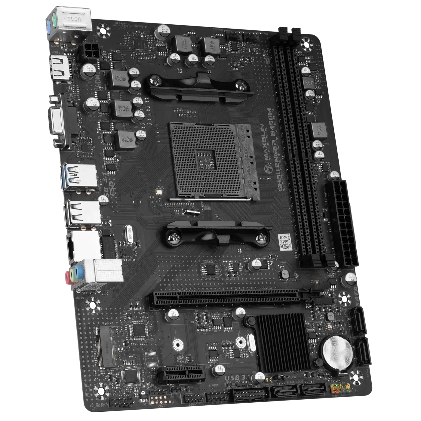 Купити Материнська плата Maxsun MS-Challenger B450M (sAM4, AMD B450, DDR4, mATX) - фото 2