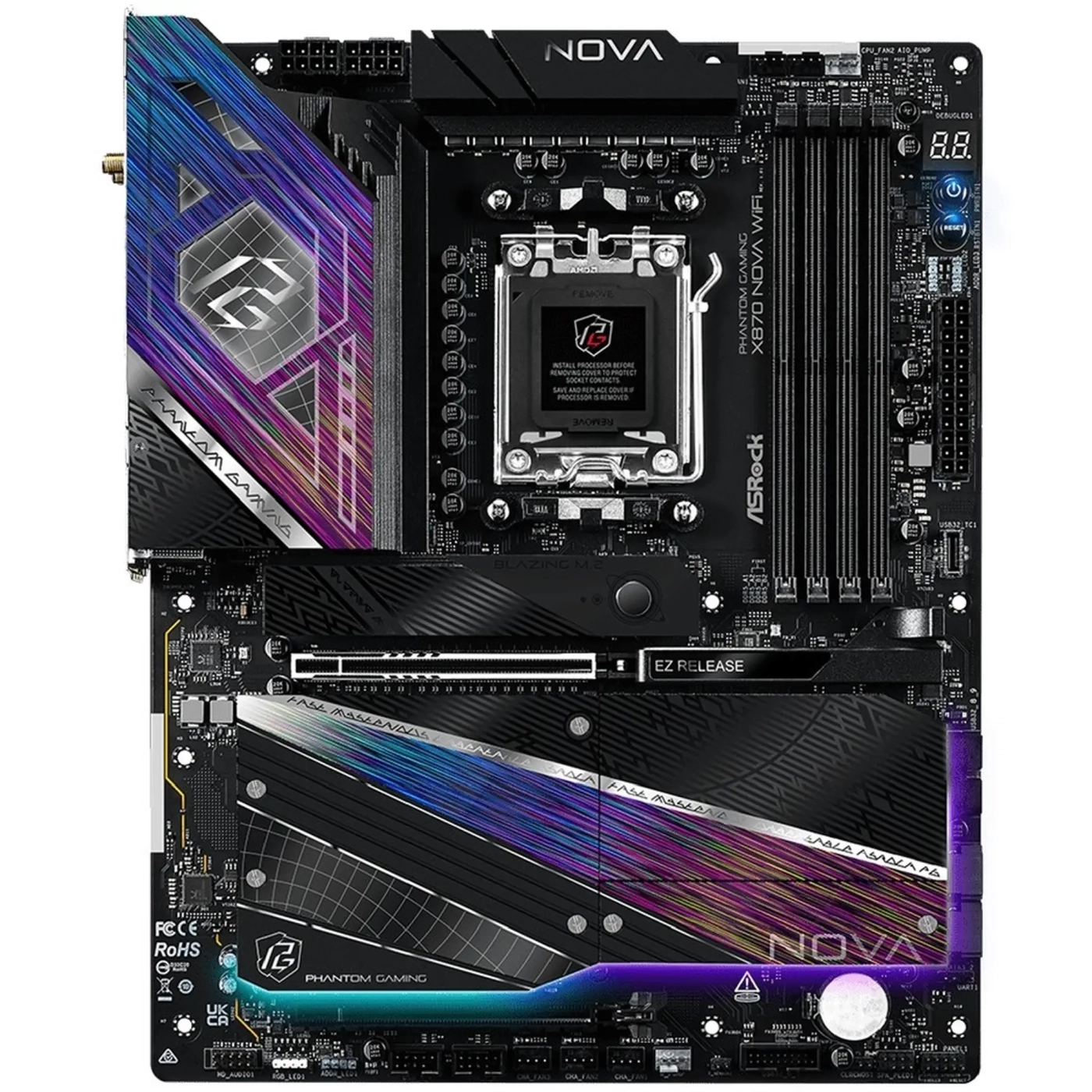 Купити Материнська плата ASRock X870 NOVA WIFI - фото 1