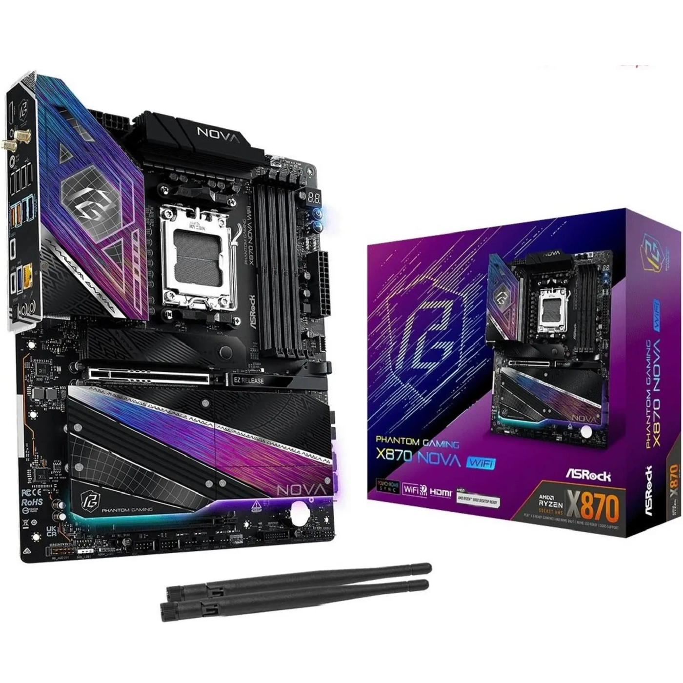 Купити Материнська плата ASRock X870 NOVA WIFI - фото 7
