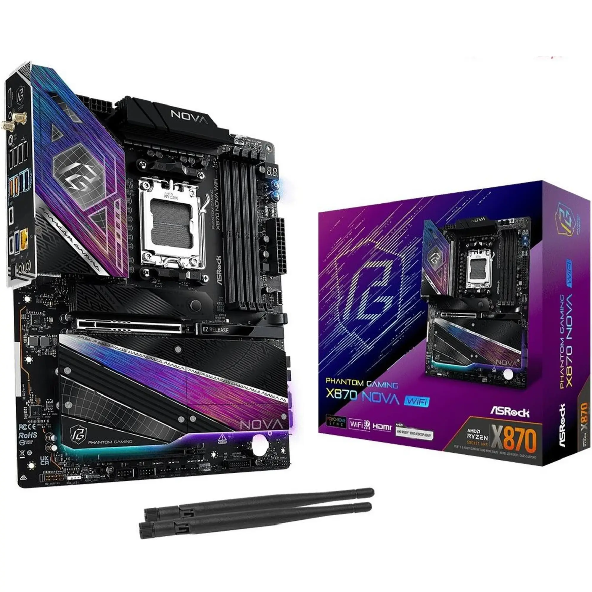 Купити Материнська плата ASRock X870 NOVA WIFI - фото 7