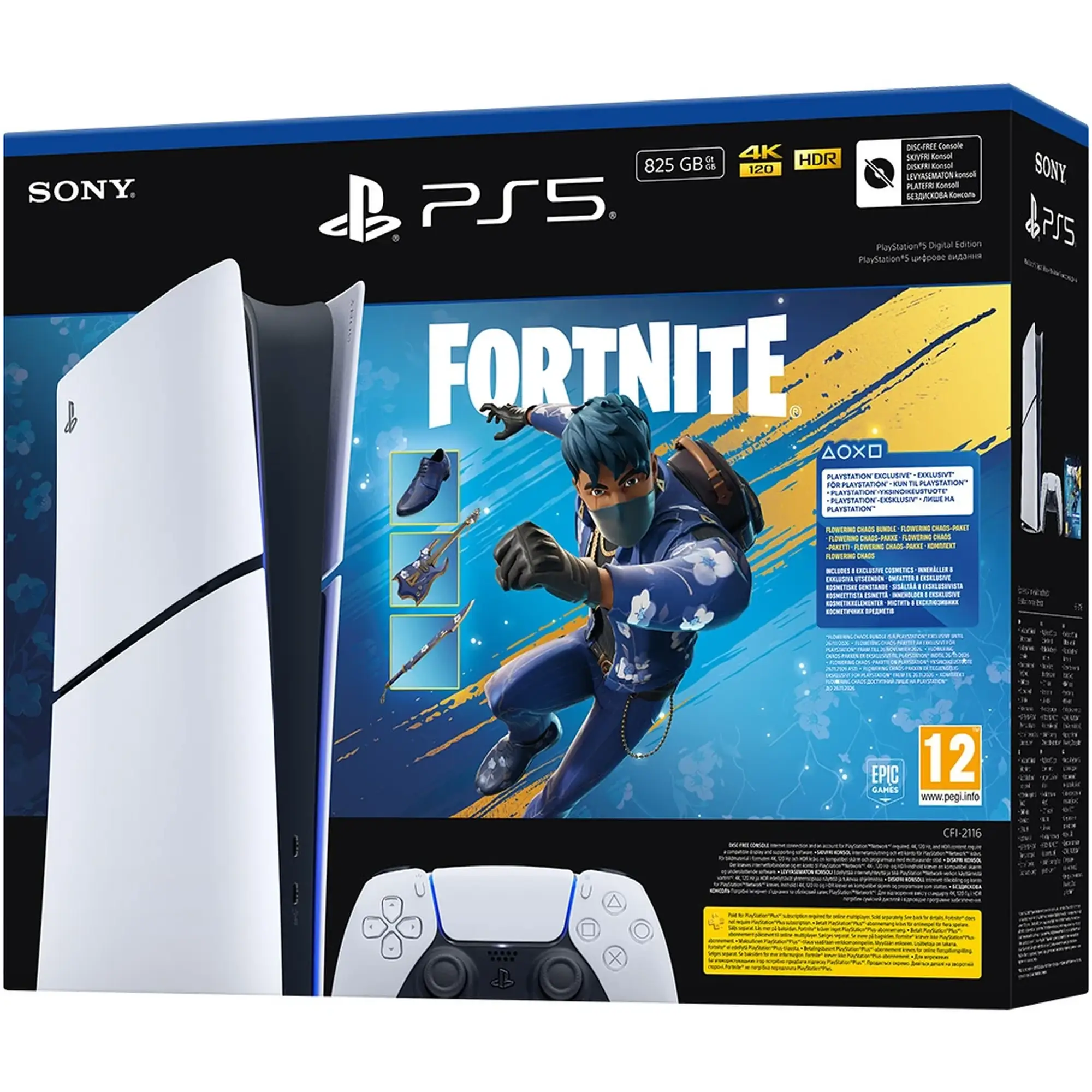 Купити Ігрова приставка Sony PlayStation 5 Slim Digital Edition Fortnite Flowering Chaos Bundle (1000049851) - фото 5