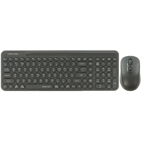 Купити Комплект клавіатура та мишка A4Tech FG3300 Air2 USB UA Grey - фото 2