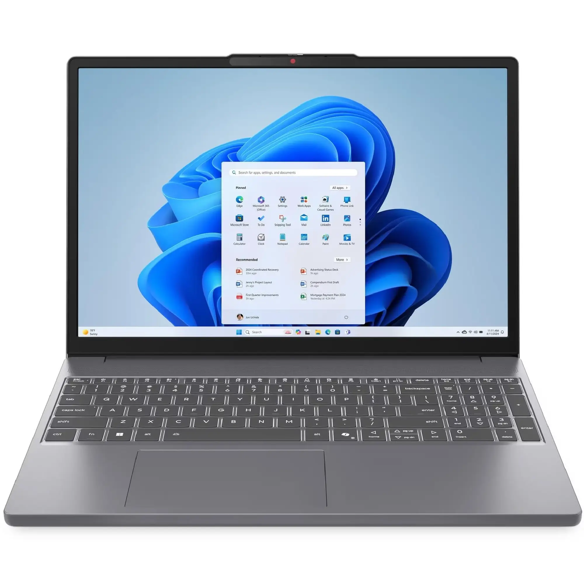 Купить Ноутбук Lenovo IdeaPad Slim 3 15IRH10 (83K100QYRA) - фото 1