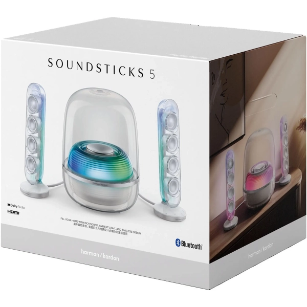 Купить Акустическая система Harman Kardon SoundSticks 5 White (HKSOUNDSTK5BEP) - фото 10