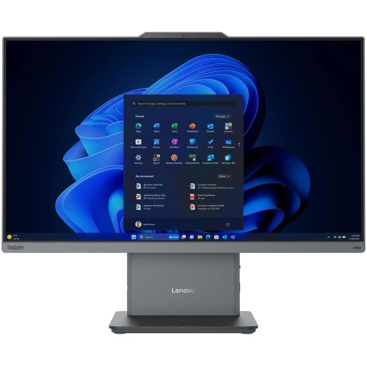 Купити Моноблок Lenovo ThinkCentre neo 50a 24 Gen 5 (12SC000NUI) - фото 1