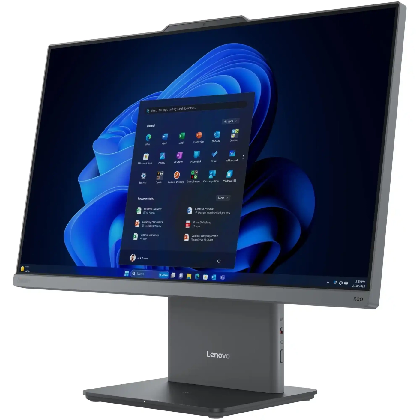 Купити Моноблок Lenovo ThinkCentre neo 50a 24 Gen 5 (12SC000NUI) - фото 3