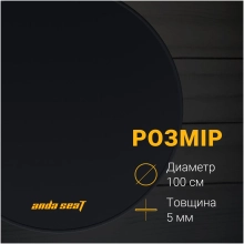 Купить Коврик под кресло Anda Seat Floormat 1м. Black (AC-DT-01-B) - фото 8