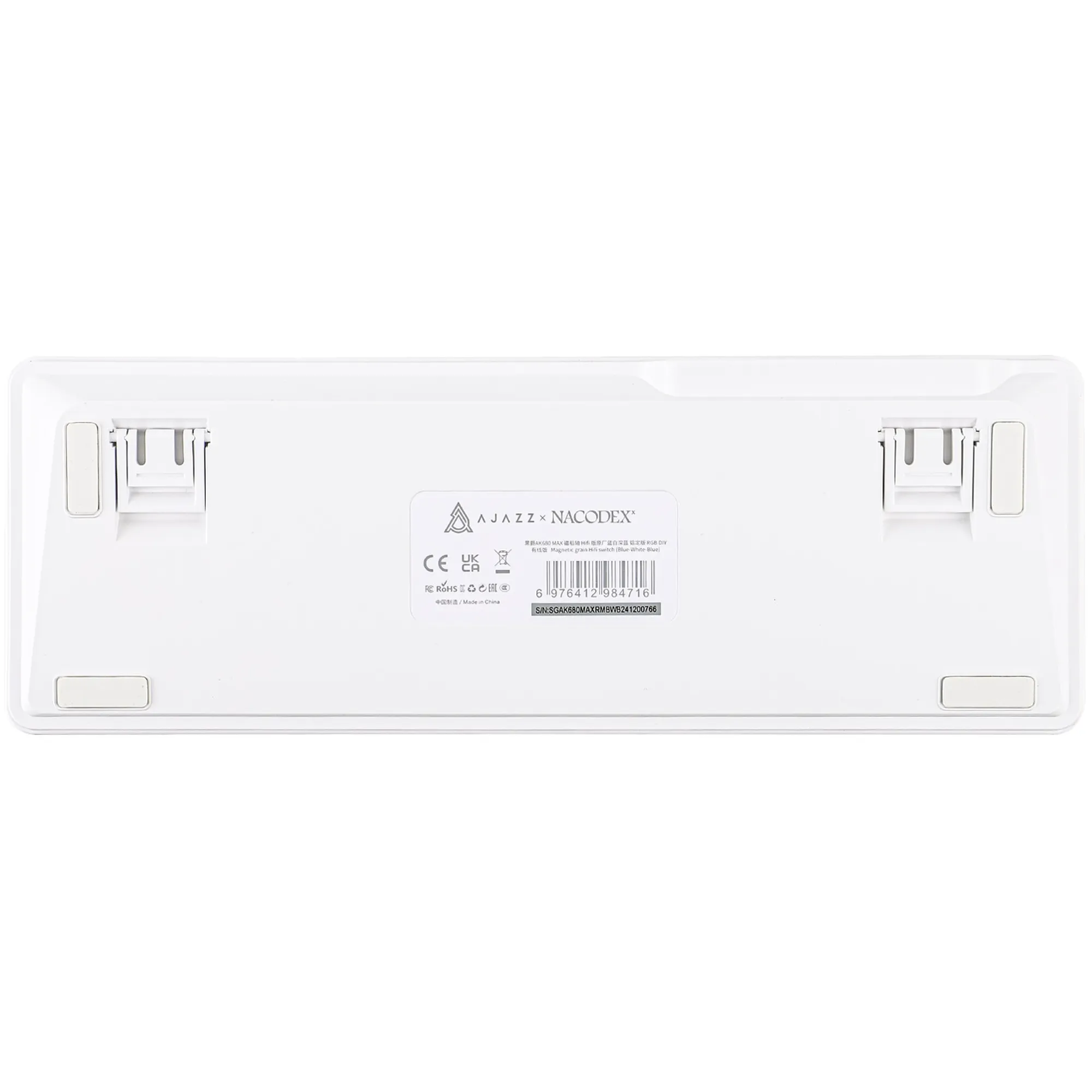 Купить Клавиатура Ajazz AK680 MAX Magnetic Switches RGB USB White (AK680-M-BWD-AW) - фото 6