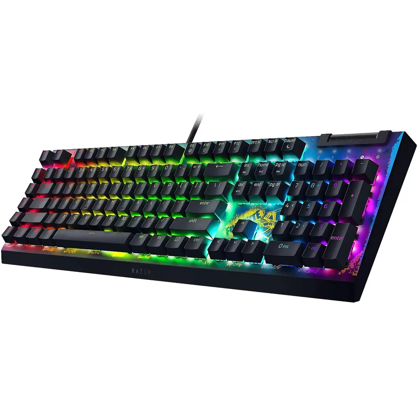 Купить Клавиатура RAZER BlackWidow V4 X Yellow Switch FORTNITE (RZ03-04703600-R3M1) - фото 4
