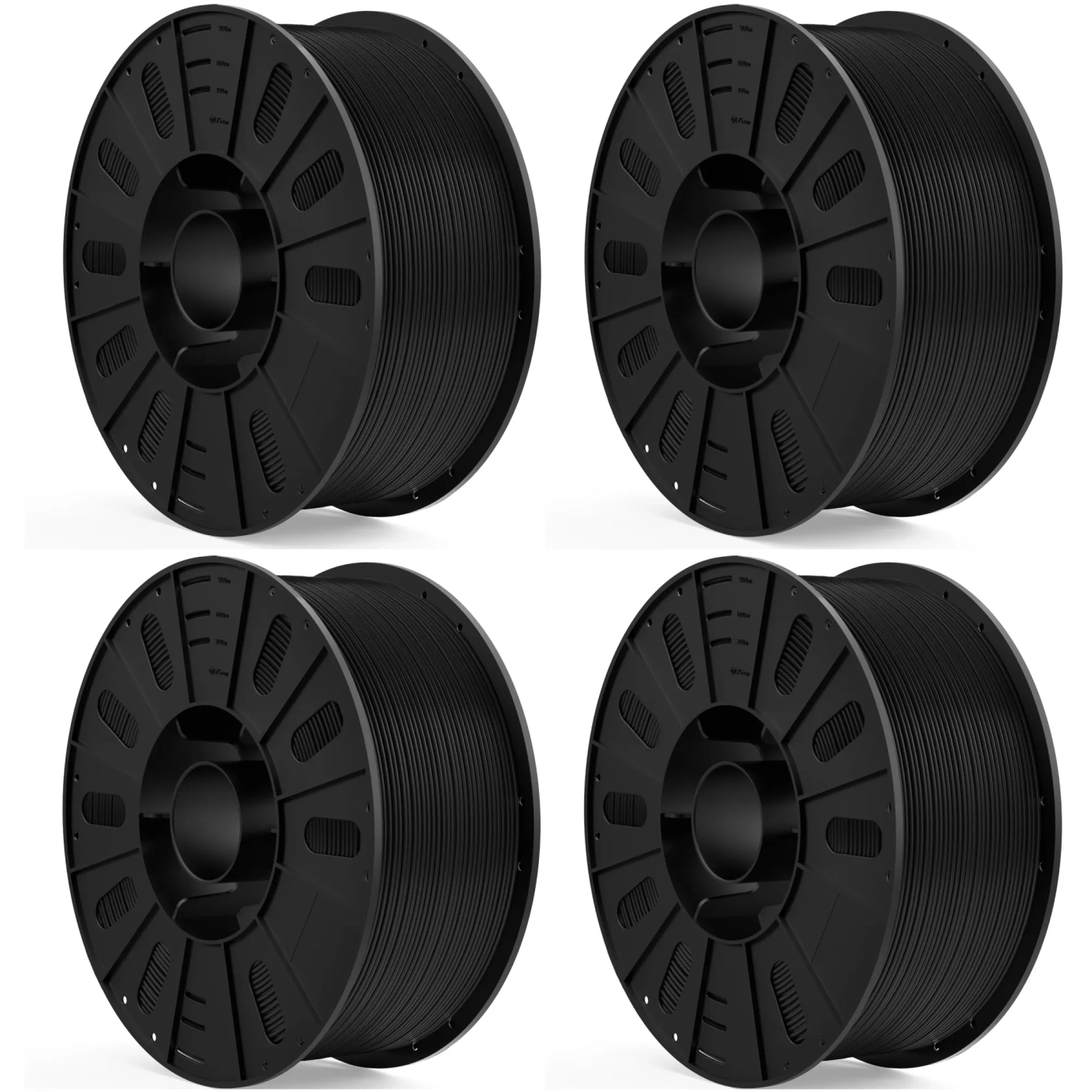 Купити PLA Filament (пластик) для 3D принтера ELEGOO 4x3кг, 1.75мм, чорний (50.203.0625) - фото 1