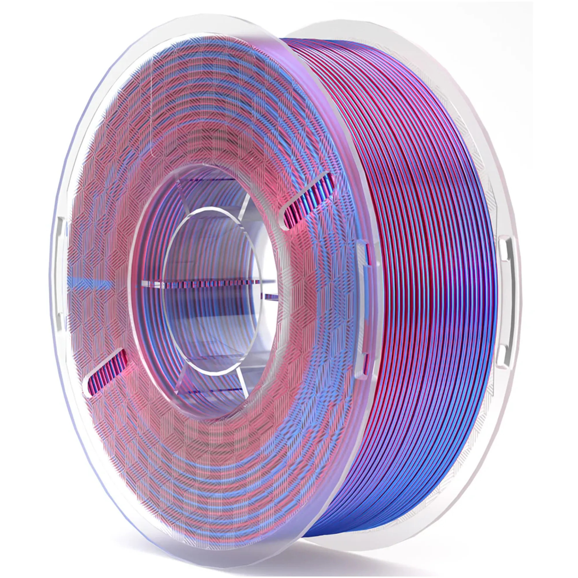 Купити PLA Filament (пластик) для 3D принтера ELEGOO шовковий блиск 1кг, 1.75мм, синьо-фіолетовий (50.203.0662) - фото 1