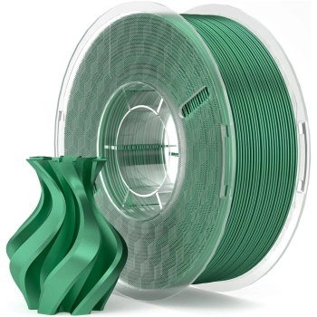 Купить PLA Filament (пластик) для 3D принтера ELEGOO шелковый блеск 1кг, 1.75мм, зеленый (50.203.0339) - фото 1