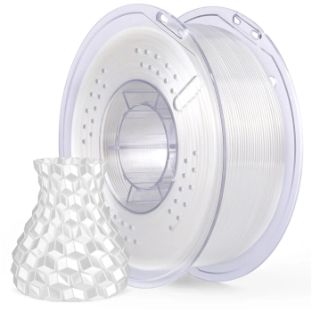 Купить PLA Filament (пластик) для 3D принтера ELEGOO шелковый блеск 1кг, 1.75мм, белый (50.203.0468) - фото 1