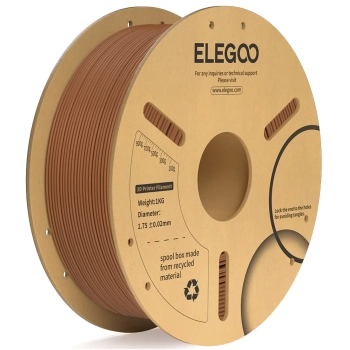 Купити PLA Plus Filament (пластик) для 3D принтера ELEGOO 1кг, 1.75мм, коричневий (50.203.0310) - фото 1