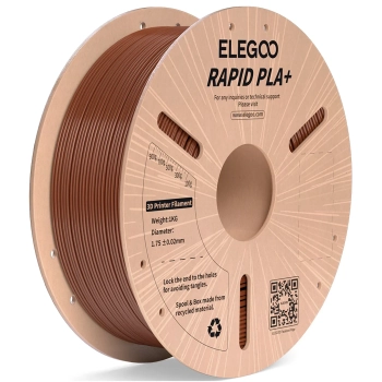 Купити Rapid PLA Plus Filament (пластик) для 3D принтера ELEGOO 1кг, 1.75мм, коричневий (50.203.0313) - фото 1