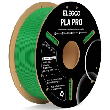 Купити PLA PRO Filament (пластик) для 3D принтера ELEGOO 1кг, 1.75мм, зелений (50.203.0193) - фото 1