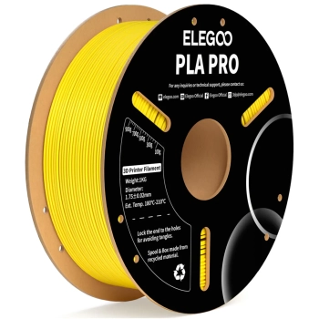 Купити PLA PRO Filament (пластик) для 3D принтера ELEGOO 1кг, 1.75мм, жовтий (50.203.0194) - фото 1