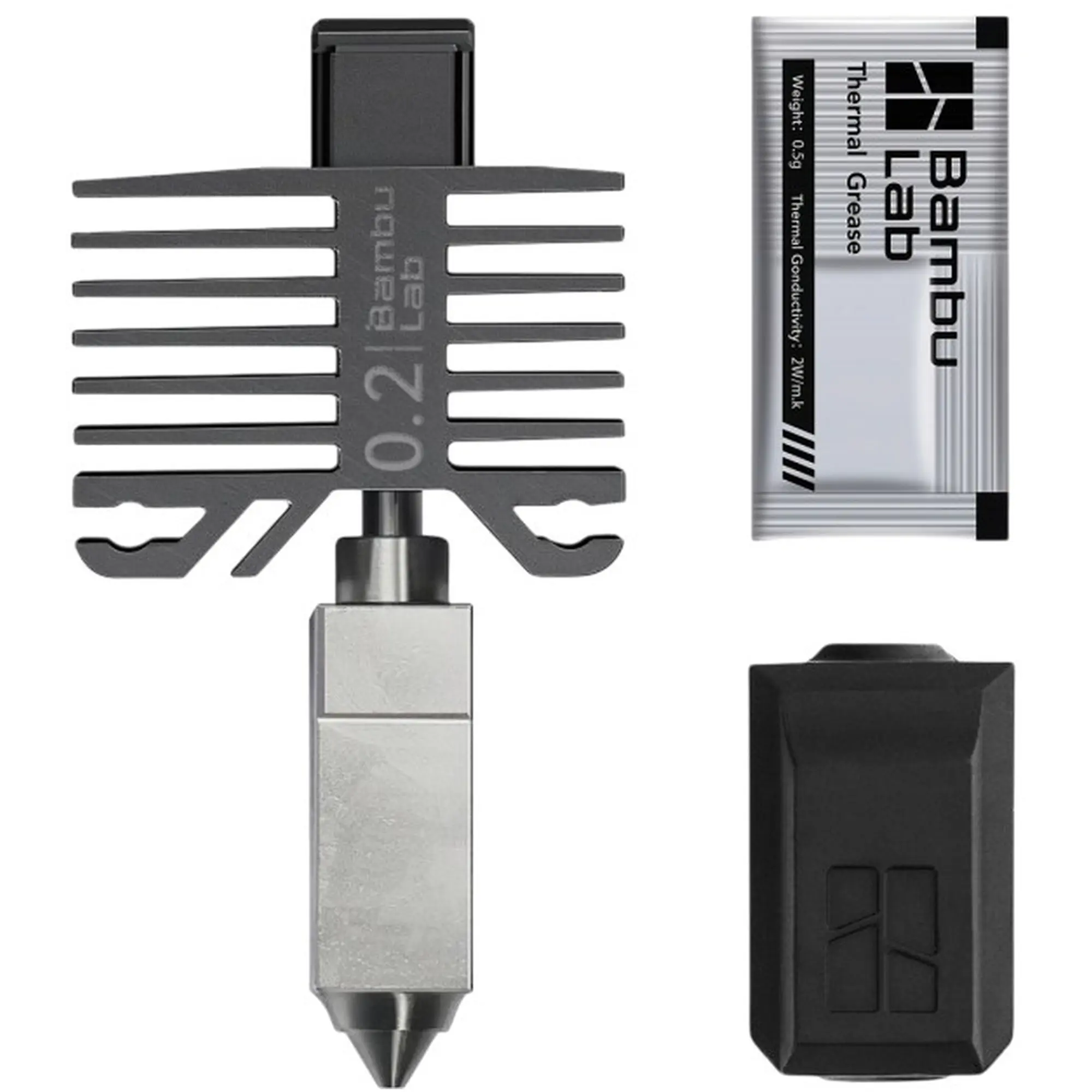Купити Хотенд Bambu Lab Bambu Hotend 0.2mm Stainless Steel для X1/P1 (FAH004-N-1) - фото 1