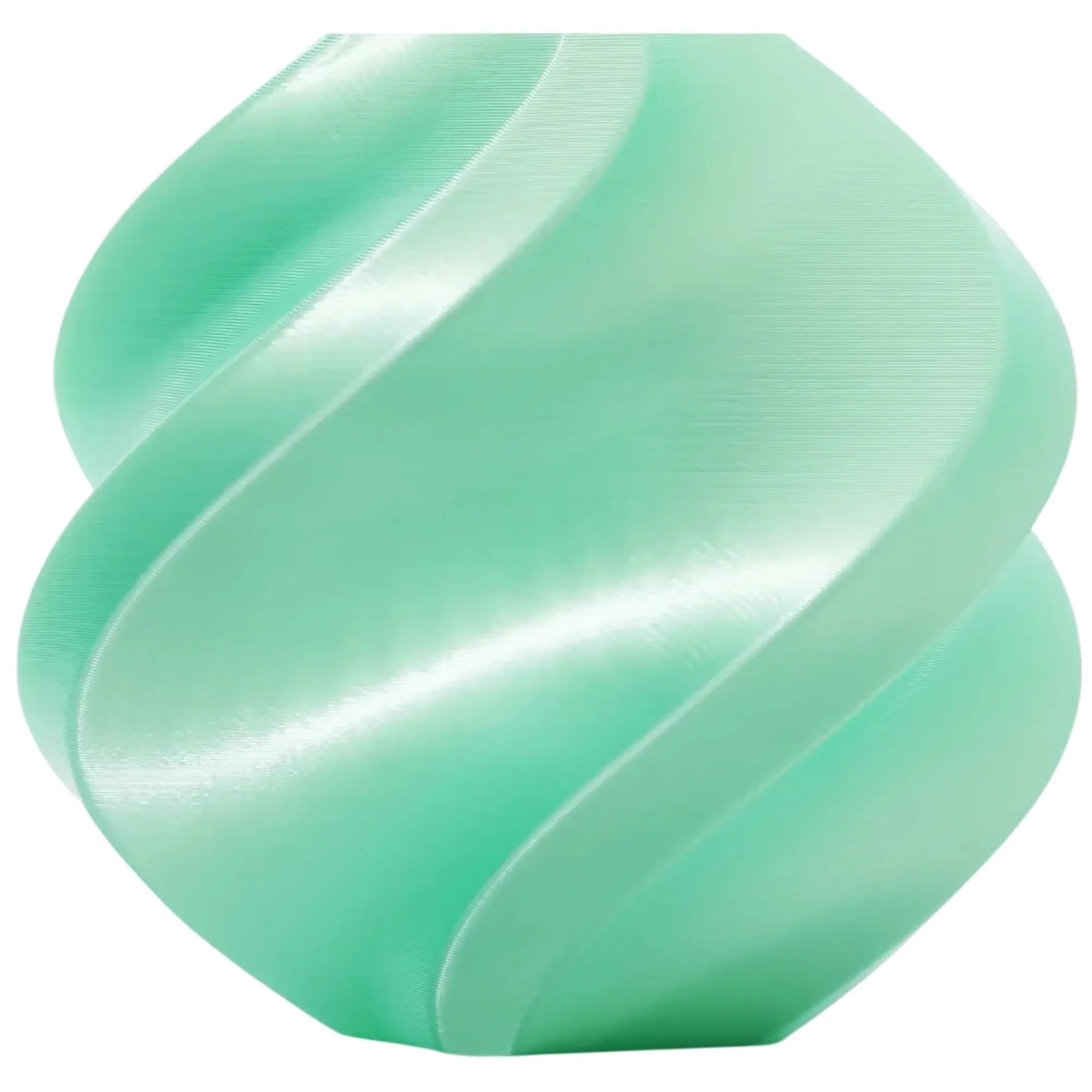 Купить PLA Silk+ Filament (пластик) для 3D принтера Bambu Lab 1кг, 1.75мм Мятный (A06-G1-1.75-1000-SPL) - фото 1