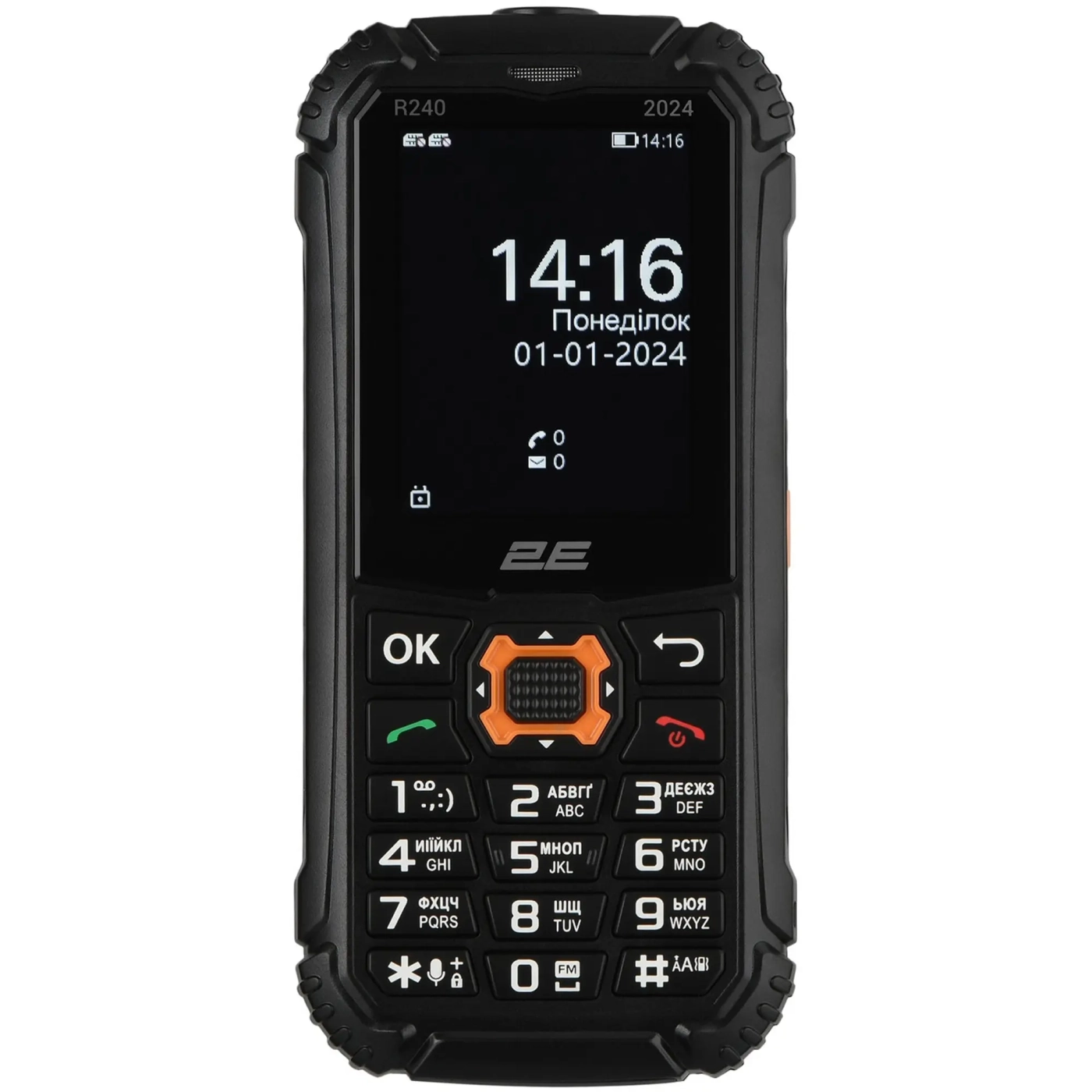 Купить Мобильный телефон 2E R240 2025 Black (694743657623) - фото 1
