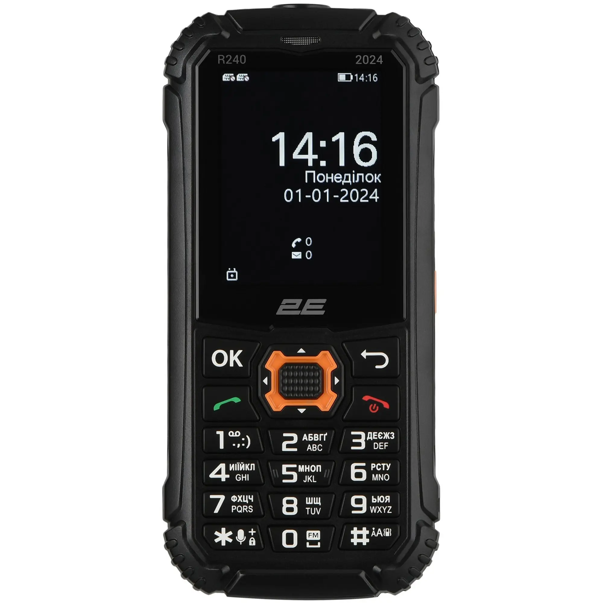Купить Мобильный телефон 2E R240 2025 Black (694743657623) - фото 1