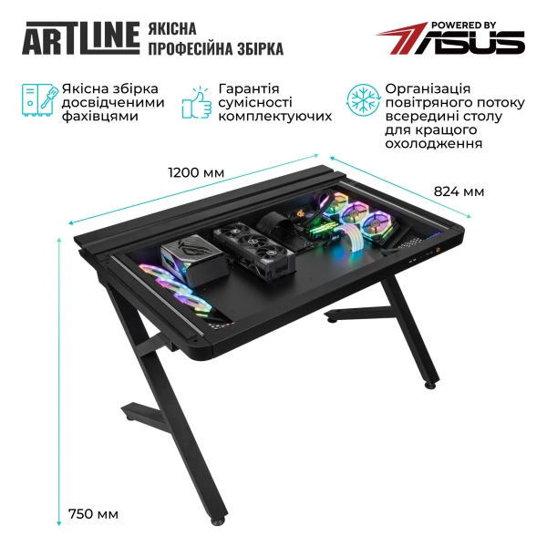 Купити Комп'ютер в столі ARTLINE Overlord DESK Windows 11 Pro (DESKv12Win) - фото 11