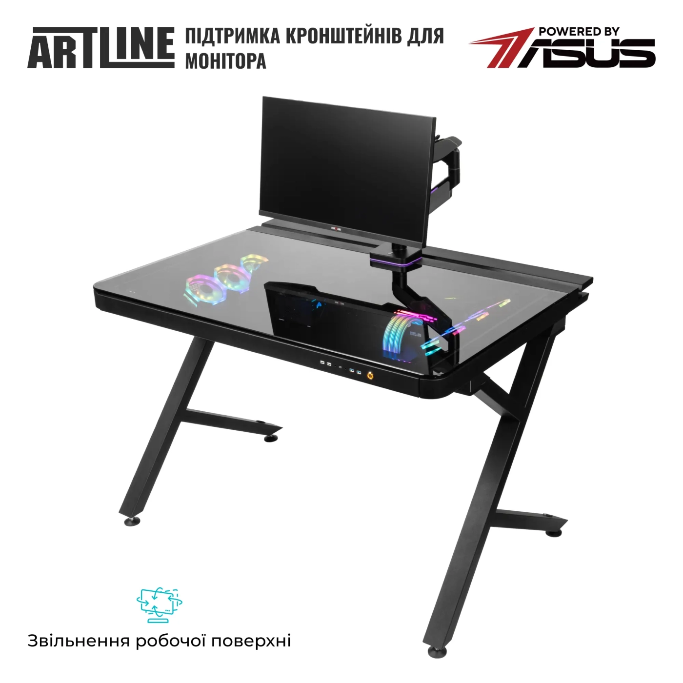 Купити Комп'ютер в столі ARTLINE Overlord DESK Windows 11 Pro (DESKv21Win) - фото 9