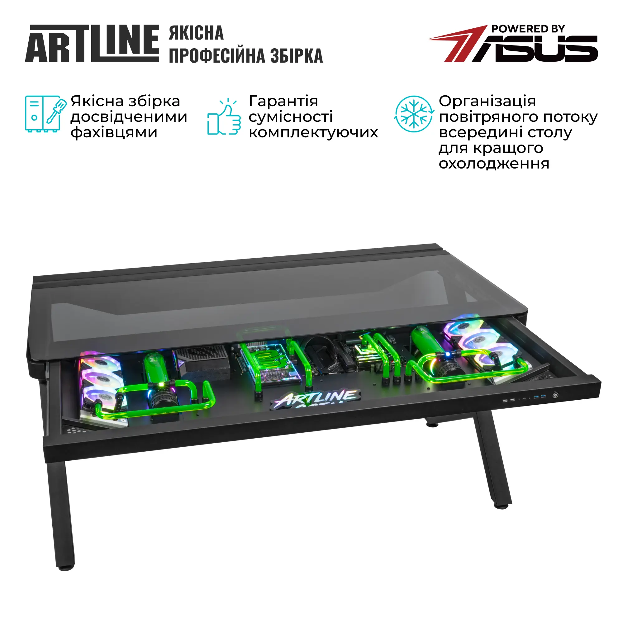Купити Комп'ютер в столі ARTLINE Overlord DESKPro Windows 11 Pro (DESKProv15Win) - фото 11