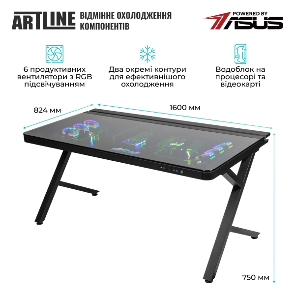 Купити Комп'ютер в столі ARTLINE Overlord DESKPro Windows 11 Pro (DESKProv17Win) - фото 6