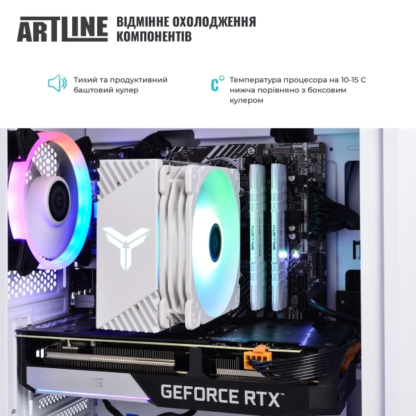 Купити Комп'ютер ARTLINE Gaming X49WHITE (X49WHITEv78) - фото 6