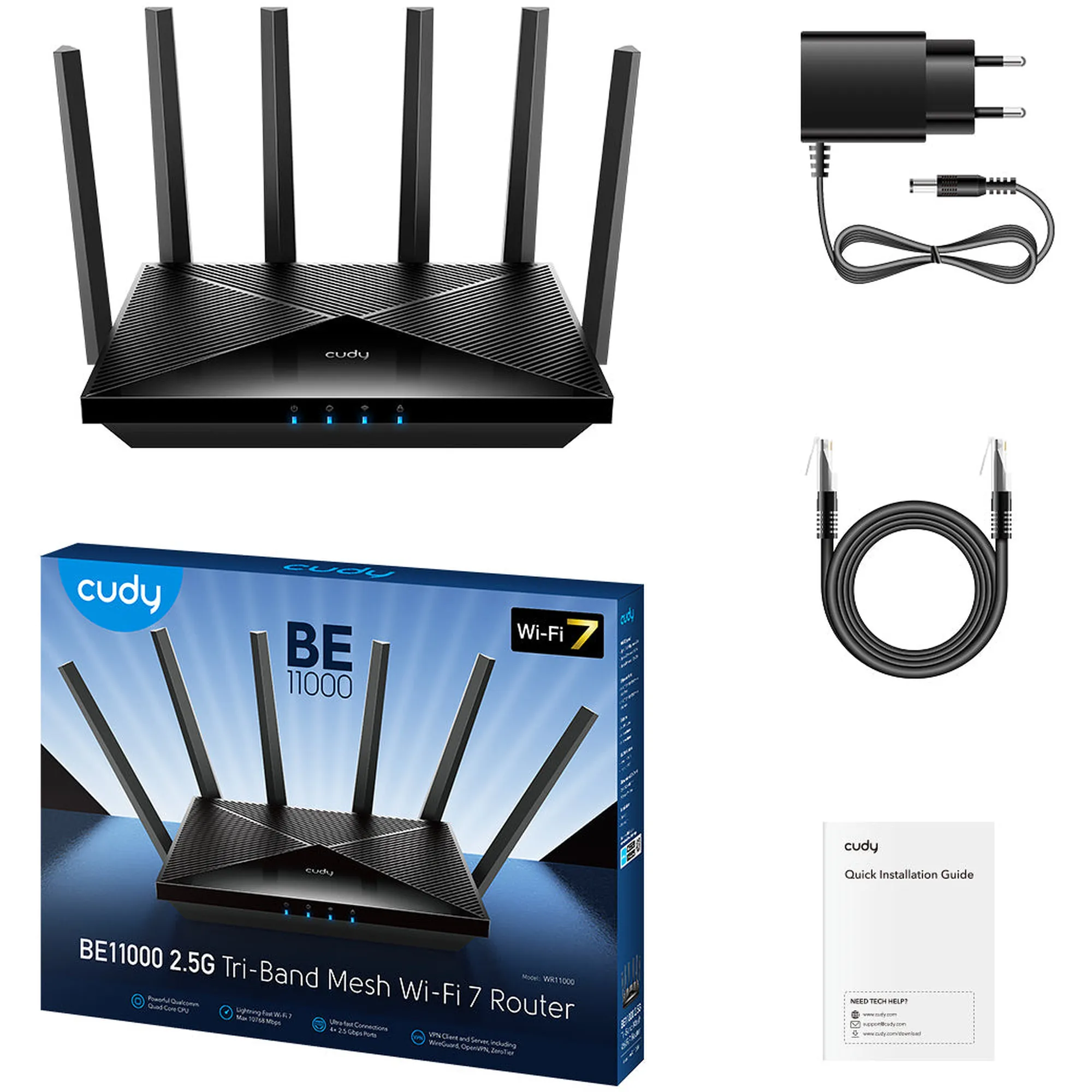 Купити Маршрутизатор Cudy WR11000 - фото 3