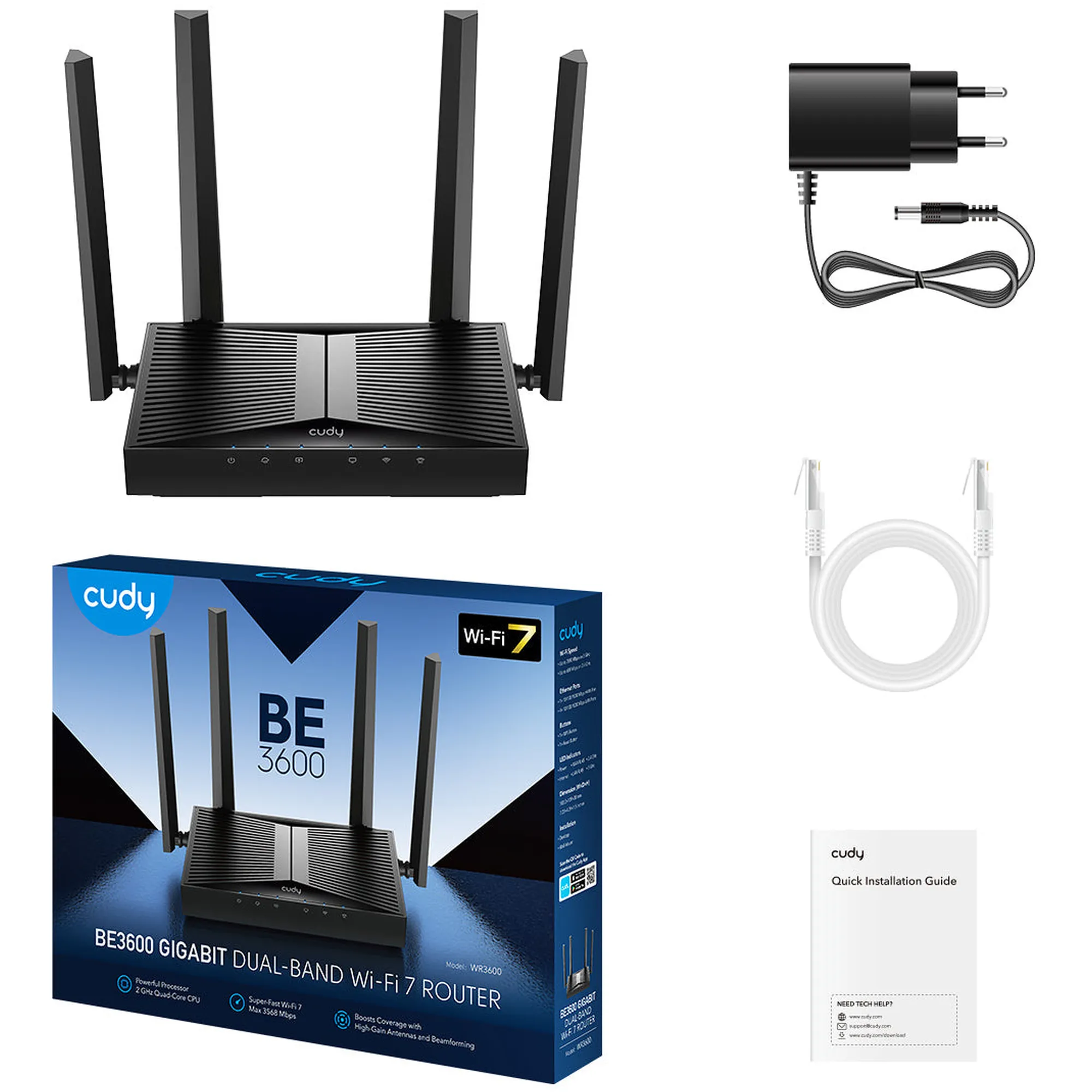 Купити Маршрутизатор Cudy WR3600 - фото 3