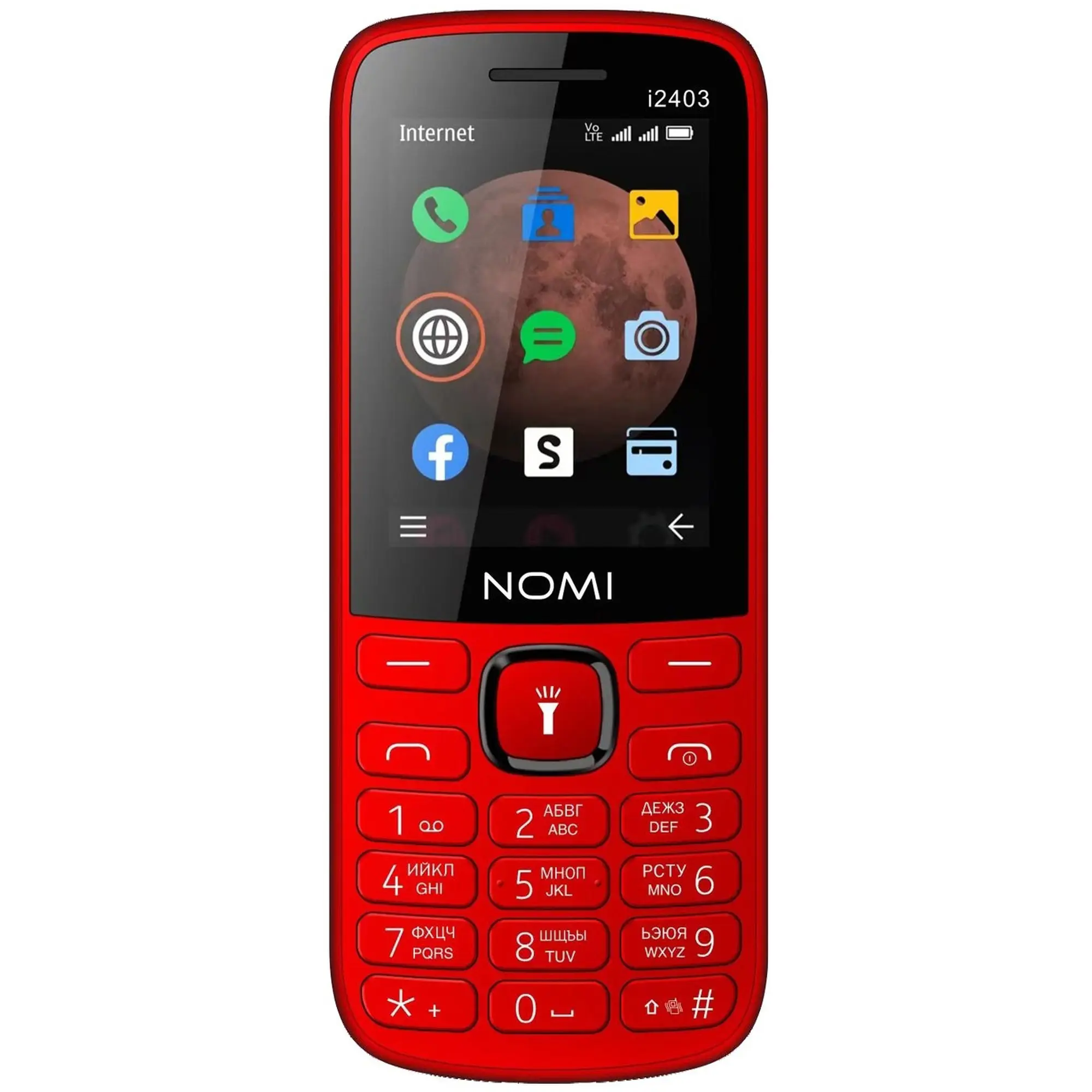 Купить Мобильный телефон Nomi i2403 Red - фото 1