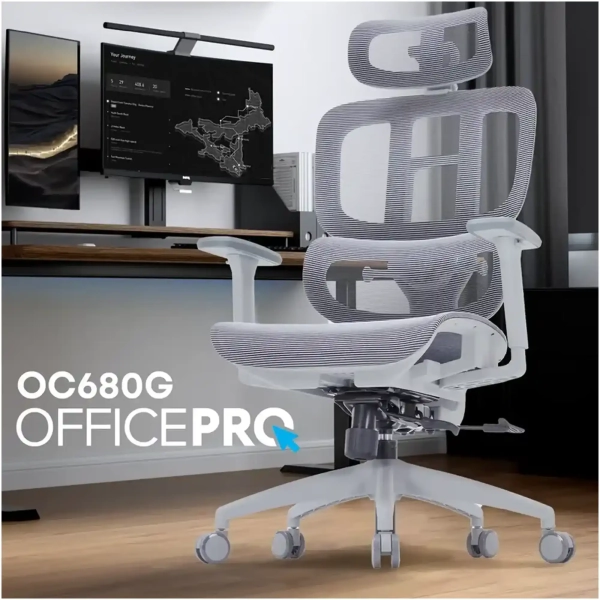 Купить Кресло офисное OfficePro OC680G Gray - фото 7